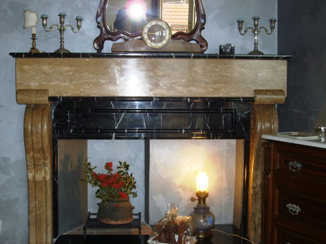 Caminetto in Nero Marquinia